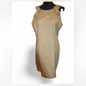 Calvin Klein Beige Midi Dress
